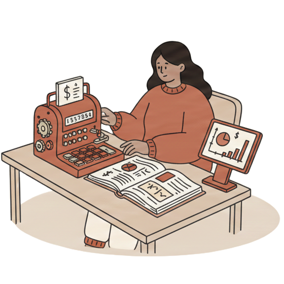 Calculator illustration